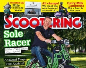 Scootering magazine August cover