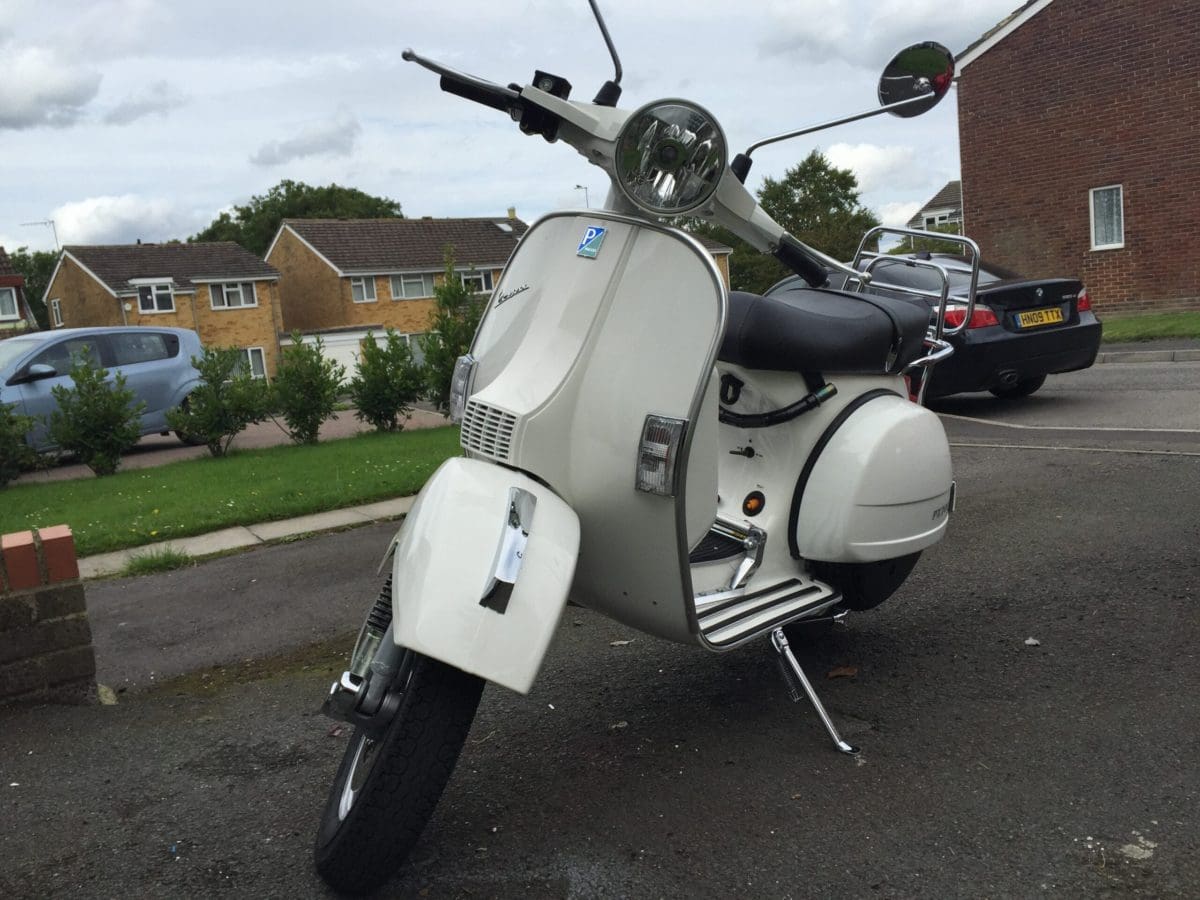 Vespa PX 200 - rare 2015 Ron Daley no 2 - Scootering Magazine