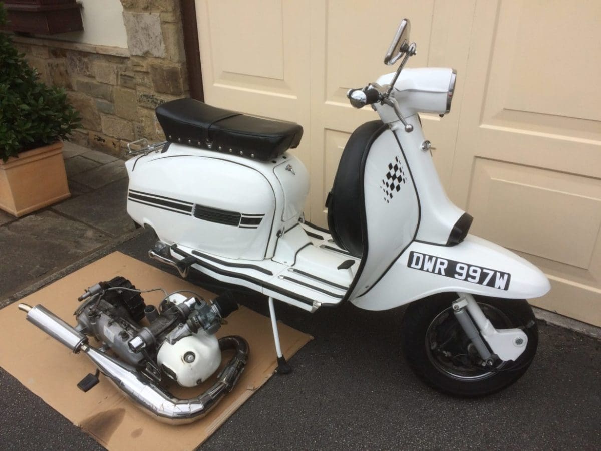 Lambretta Gp150 185 1981 Inc Spare Engine Scootering Magazine