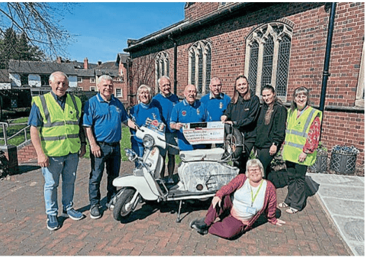 Stone Scooter Club helps raise hundreds for Alzheimer's support