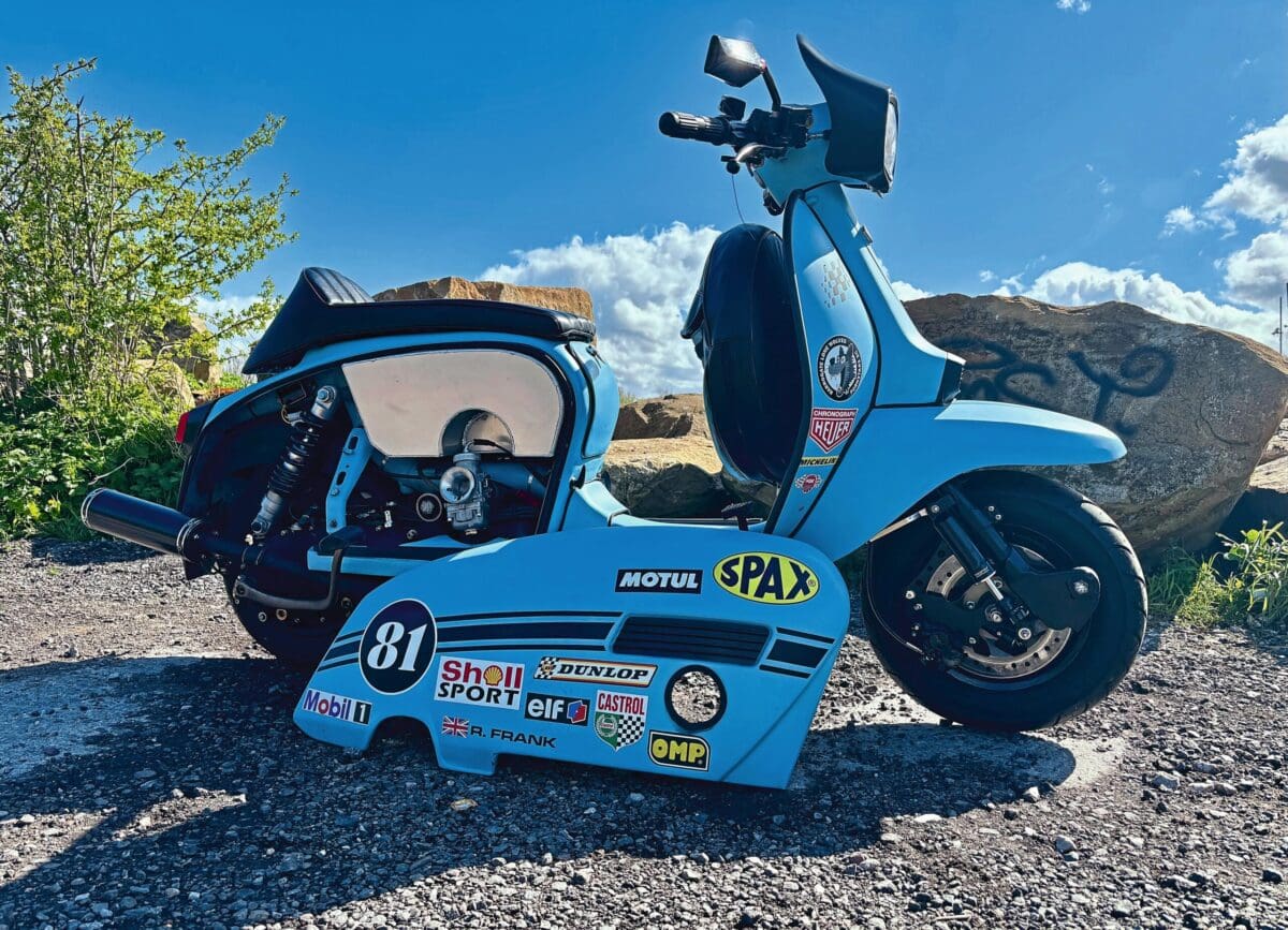 Quietly Brutal: Inside Richard Frank’s RB225 Lambretta Street Sleeper