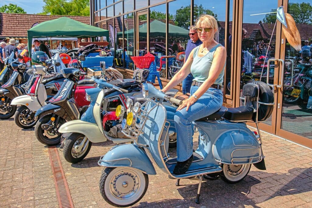 Scooters in the sunshine